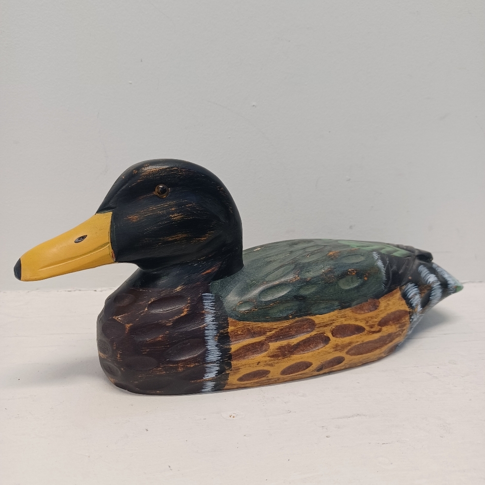 Vintage Heritage Mint Ltd Handcrafted Wooden Mallard Duck Decoy